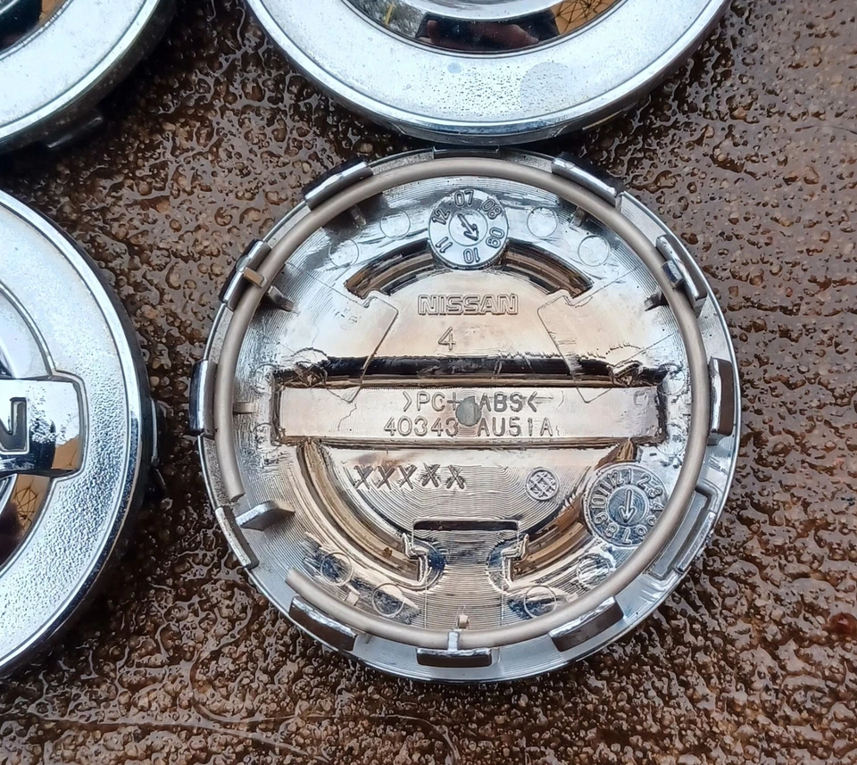 Juego de 4 tapas centrales Nissan Altima Máxima Sentra, 2003-2020 p/n 40343 AU51A Foto 3 de 3