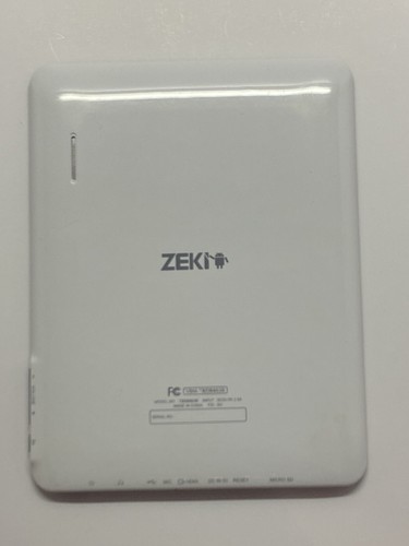ZEKI TBDB863B 8GB WiFi White 8” Capacitive Multi-Touch Tablet NEW OPEN BOX - Picture 8 of 8