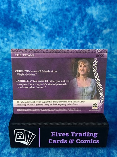 Xena: The Quotable Xena PARALLEL SINGLE Non-Sport Trading card Rittenhouse 2003 - Picture 18 of 268