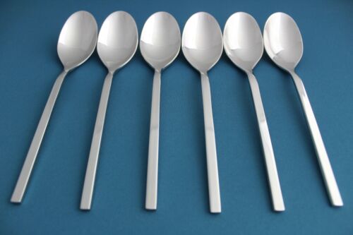 6 Place Oval Soup Spoons Villeroy & Boch NEW WAVE 18/10 Indonesia NEW 8"