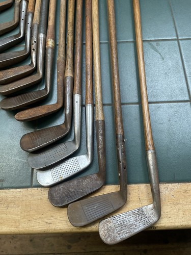 Hickory Golfschläger X14 North Berwick Eisen Putter Geo Forrest James Watt - Bild 8 von 11