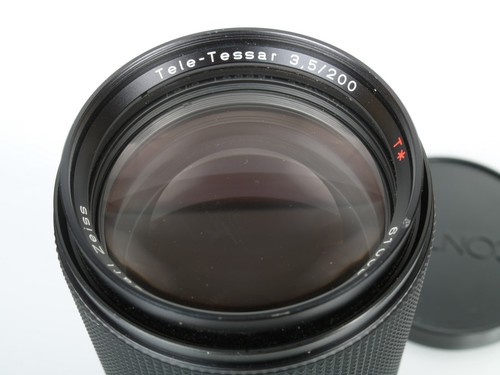 Zeiss Contax Tele-Tessar 3,5/200 200 mm 1:3,5... Alemania Occidental para Contax embalaje original en caja - Imagen 4 de 10