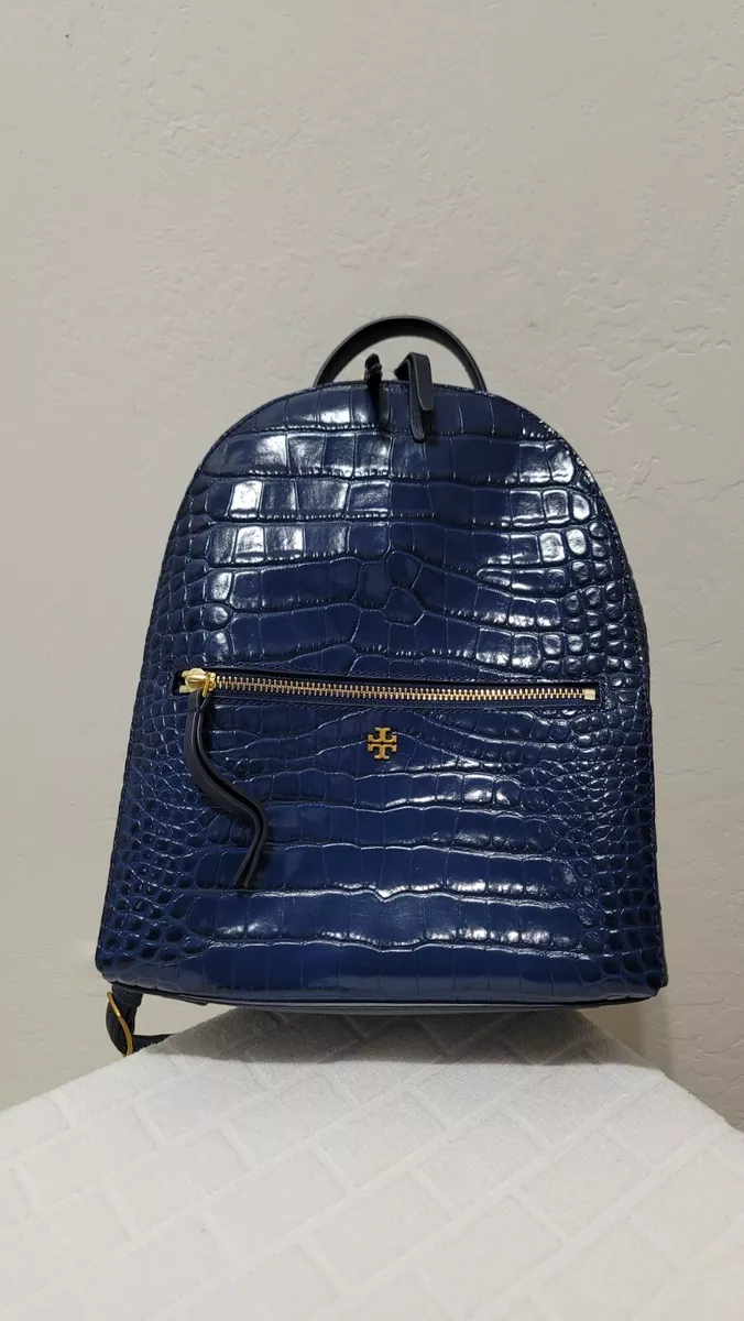 Tory Burch Leather Backpack in Blue