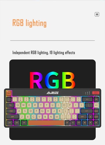 AJAZZ K870T PRO Wireless Gaming Mechanische Tastatur Triple Mode Konnektivität - Bild 63 von 76