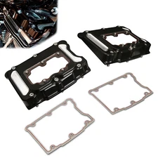 CNC Cut Clarity Rocker Box Cover For Harley Twin Cam Electra/Street Glide Models