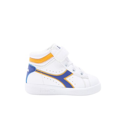 Diadora Game P High TD white/blue quartz 173 Unisex Kinder Sneaker