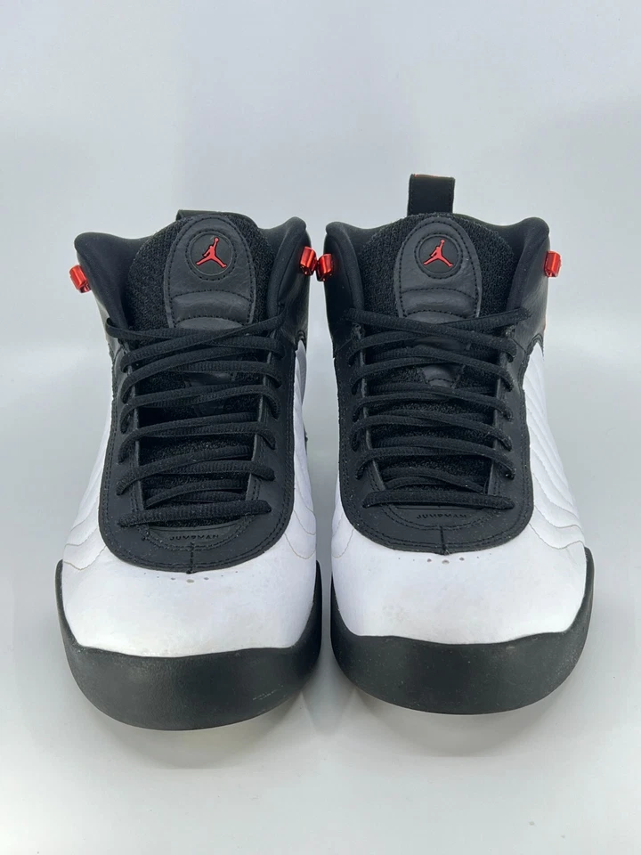 Air Jordan Jumpman Pro White Red Logo Trainers Basketball Sneakers Men Size 12US - Image 3 of 4