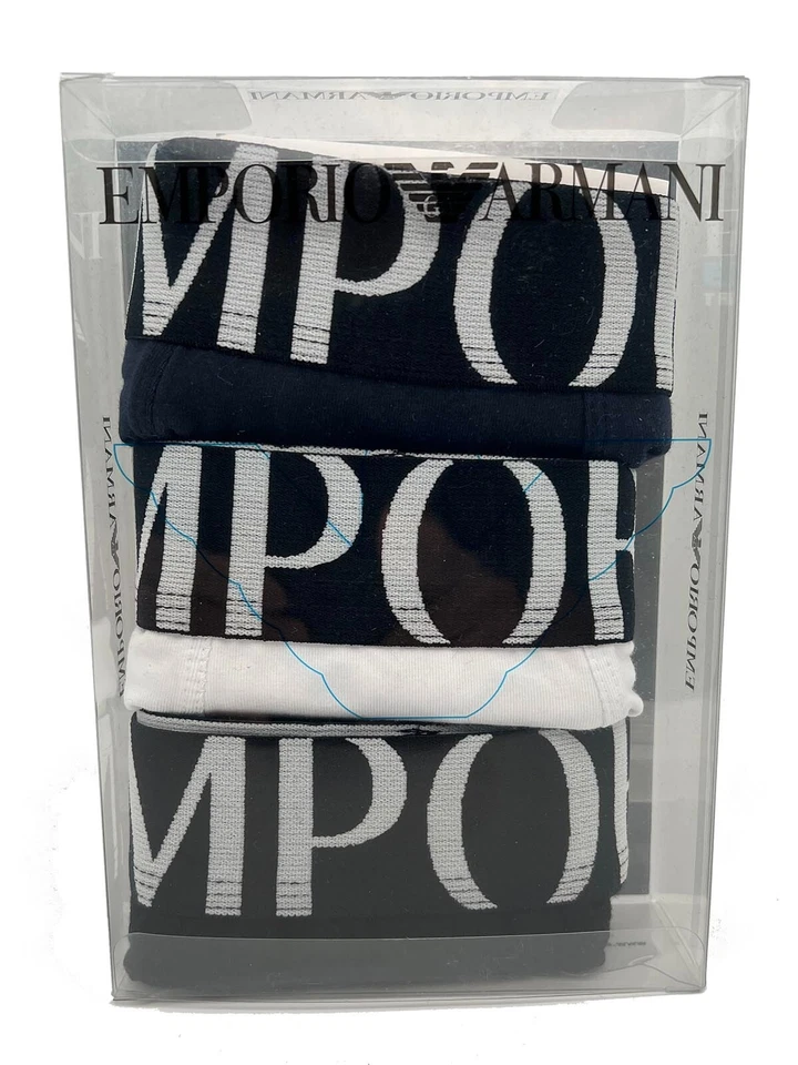 Emporio Armani Eagle Stretch Cotton Trunk 3 Pack - image 3 of 4
