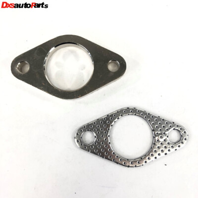 #ad #ad Mild Steel 2 Bolt FlangeGasket for 35 38mm External Wastegate Dump Tube Pipe $12.99