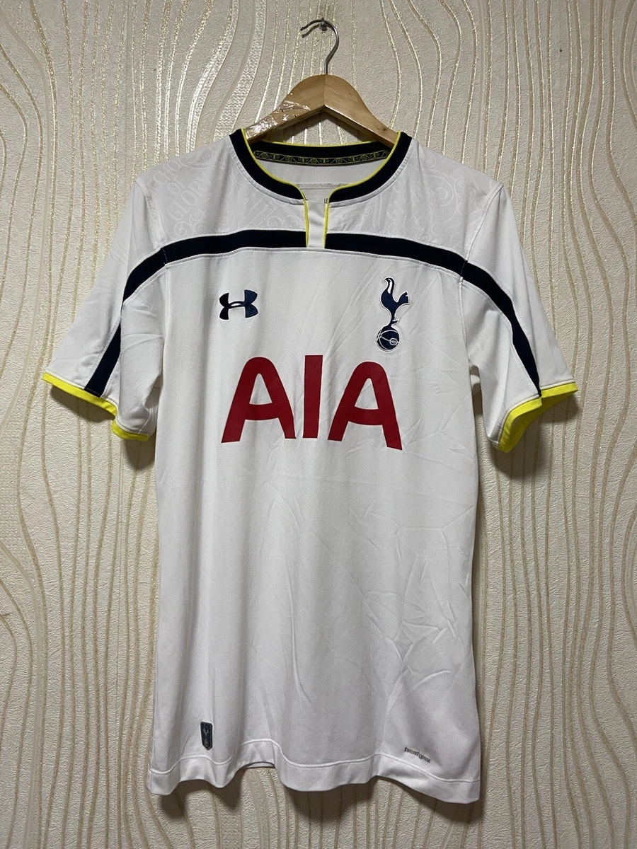 TOTTENHAM HOTSPUR 2014 2015 HOME FOOTBALL SHIRT SOCCER JERSEY UNDER ARMOUR  sz L