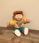 Cabbage Patch Kids 1989 Designer CPK Boy Cornsilk Reddish brown Hair Green Eyes
