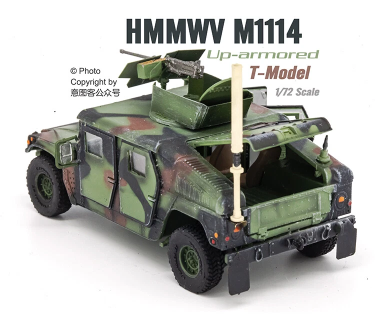 1/72 US M1114 Hummer model NATO three color coating - Image 4 of 4