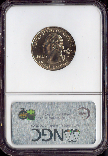 2005-D Kansas Quarter NGC MS69 Satin Quality - Picture 2 of 2