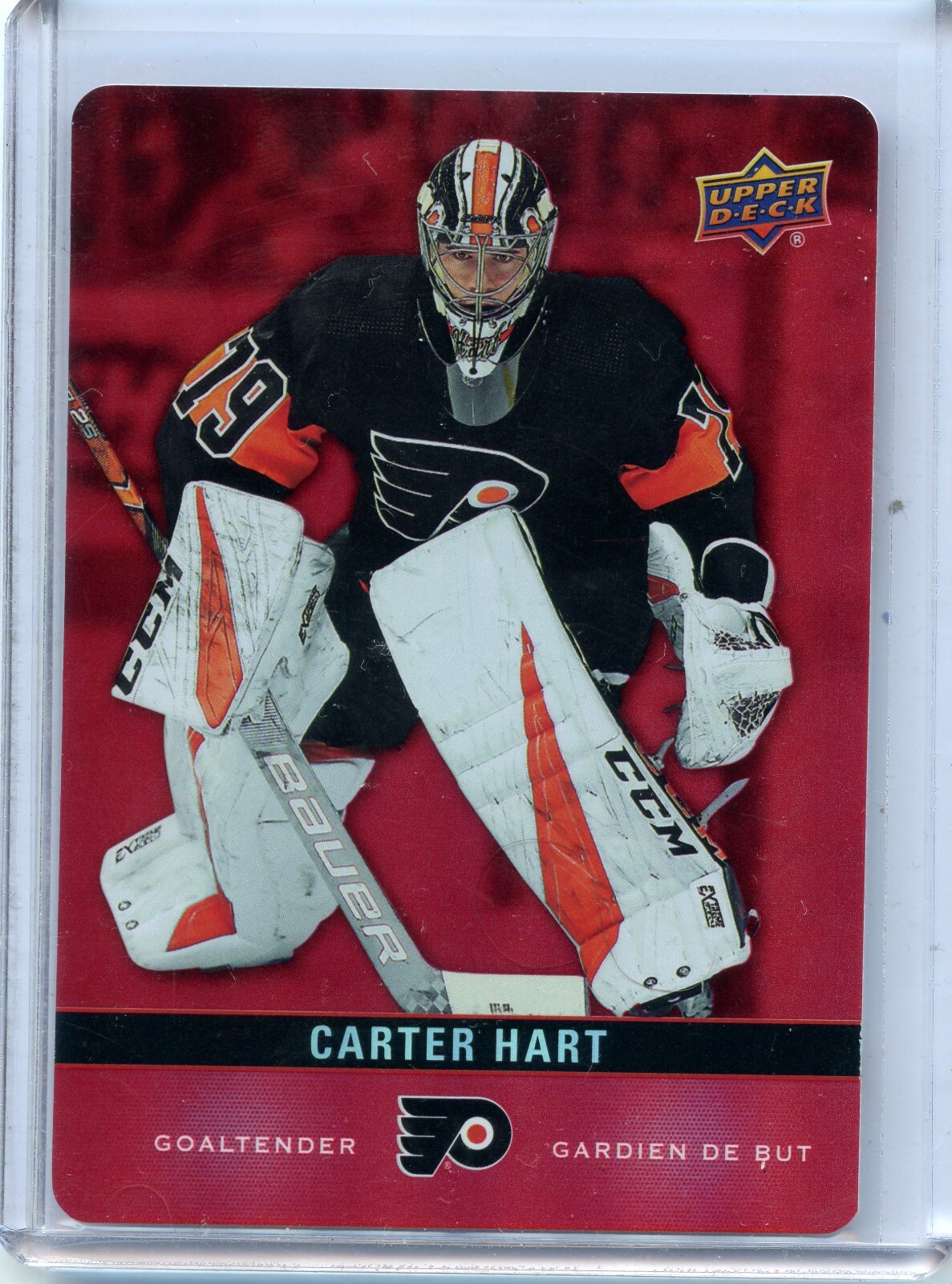  2019-20 Upper Deck Tim Hortons Red Die Cuts #DC-11 Carter Hart