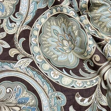 Mill Creek Fabric Morelia Pebble  Paisley Cotton Drapery Upholstery