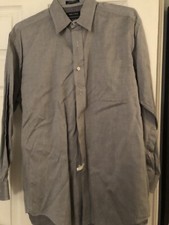 NWT 95 Nautica 15 32/33 Men's Classic-gray Dress Shirt