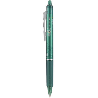 Pilot Gel Pen Frixion Clicker Retractable 0.7mm Fine Point Green Erasable 31476