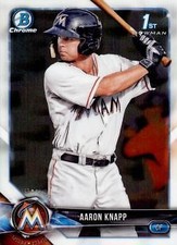 2018 Bowman #BCP5 Aaron Knapp Chrome Prospects