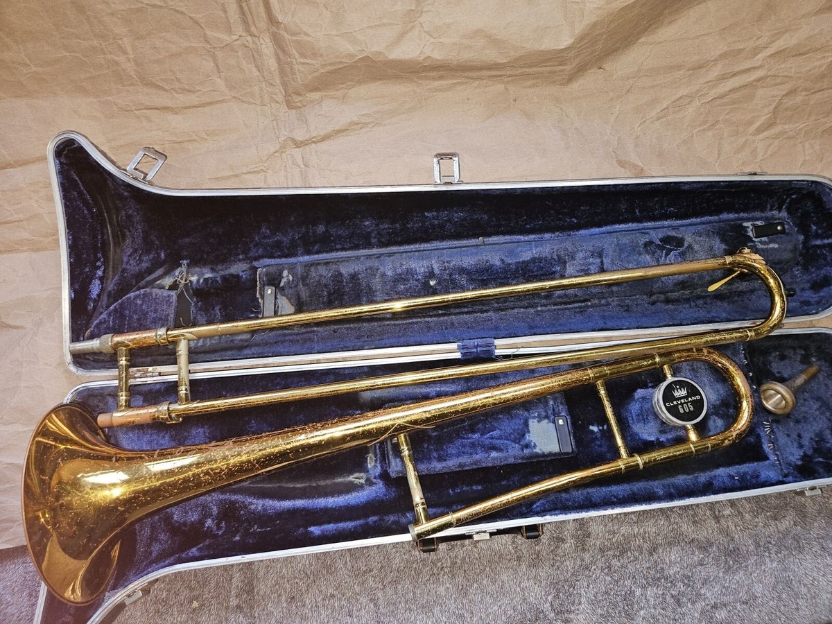 King Cleveland 605 Tenor Trombone, USA, w/ case and