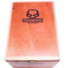 Insidious by Asylum 64 x 7 Empty Wooden Cigar Box 7.5" x 5.5" x 5.25"