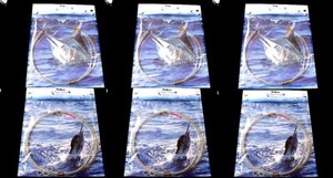wind on leader 3 x 300lb w// 16//0 Circle wind on leaders Mono line Game fishing