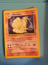 Pokémon TCG Ninetales Base Set 12/102 Holo Unlimited Holo Rare