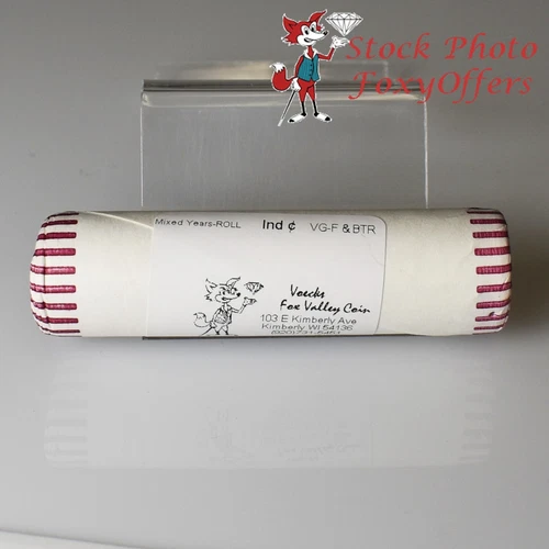 New ListingIndian Cent Roll - Mixed Years - 50 Coins - VG to Better