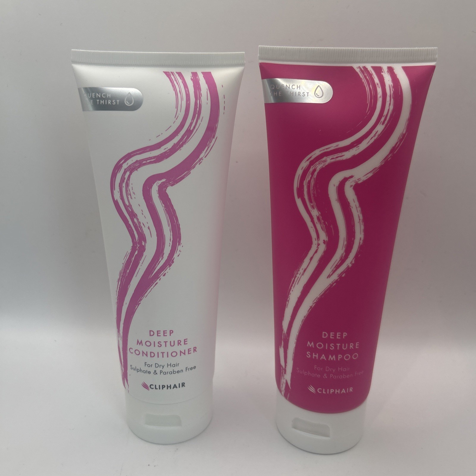 Cliphair Deep Moisture Shampoo & Conditioner  Hair Extensions Dry 250ml Sealed