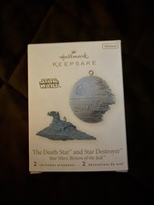 2008 Hallmark Keepsake Star Wars The Death Star and Star Destroyer Ornament