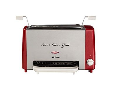 Ariete Steak Grill, Smokeless Roaster, Bbq, Reduced Oil, Healthy, Diet, Muscle _