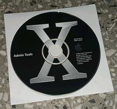 Apple Mac OS X Admin Tools Install DVD Version 10.3.7 0Z691-5343-A
