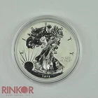 2021-W Type 1 Reverse Proof 1oz American Silver Eagle Capsule Only - 116708