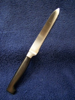 Zwilling J.A Henckels 4 Star Serrated Edge Knife, 5'' Blade, Germany