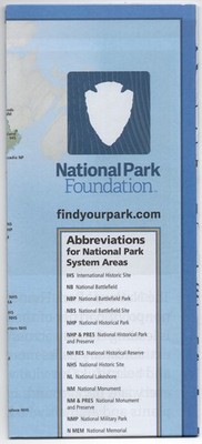 NATIONAL PARKS MAP FIND YOUR PARK CAMPING RV SITES -2024 EDITION - SHIPS FREE