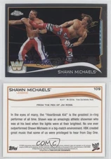 2014 Topps Chrome WWE Shawn Michaels #109