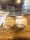 Ted Williams & WILLIE MAYS HOF Signed Baseballs Beckett SWEET  SPOT collectors