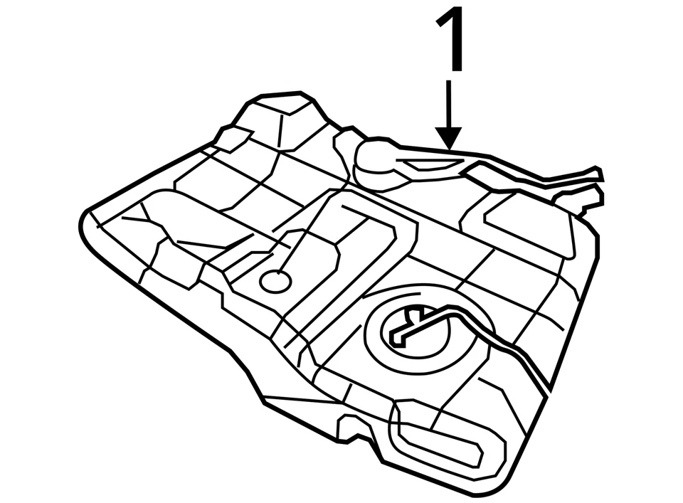 Fuel Tank Fits 07-10 SEBRING 852208 - Изображение 3 из 4