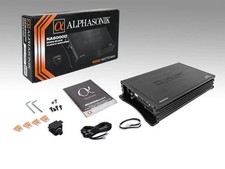 Alphasonik NA6000D Neuron Series 6000 Watts Max Monoblock Car Amp with 4-Way Pro