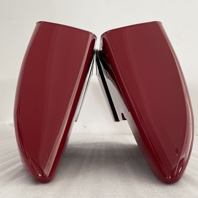 Billiard Red Hard Saddlebags New For Harley Electra Road Street Glide 2014-2022