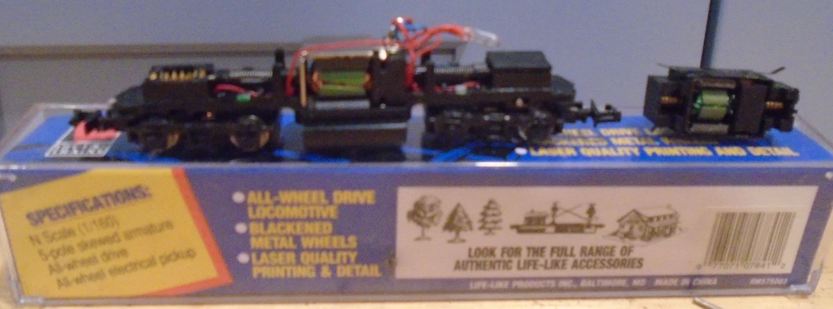 Two Life-Like N Scale Train Locomotives Plus Two Other Locomotives