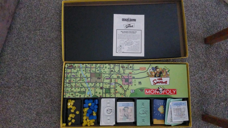 Simpsons Monopoly Game - Image 3 of 3