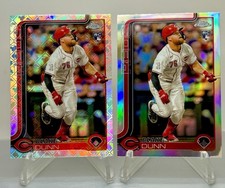 2025 Topps Chrome Blake Dunn LogoFractor + Refractor (RC) Reds