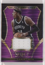 2013-14 Panini Select Swatches Purple Prizm 55/60 Paul Pierce #28 HOF 7y2