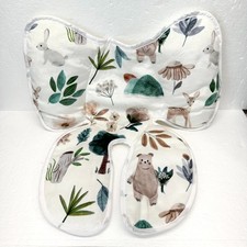 CARUILI 2 in 1 Infant Car Seat Insert Woodland Stroller Cushion Support Pad