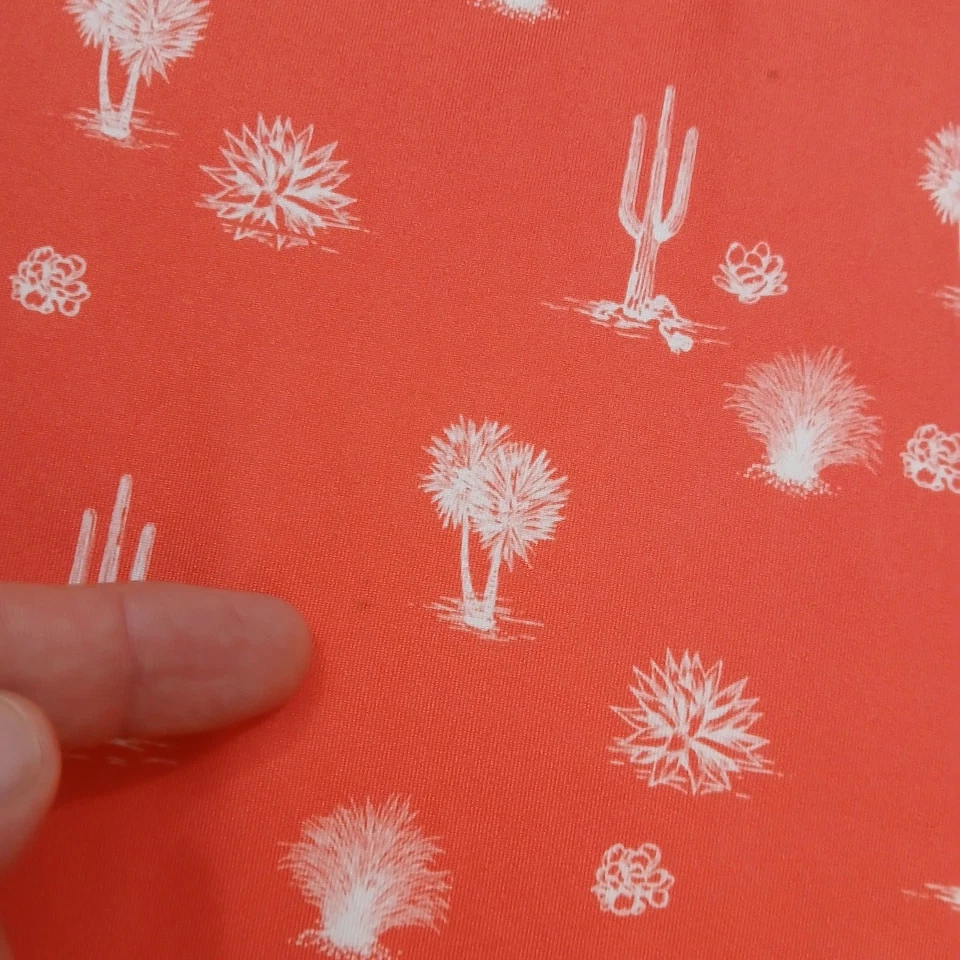 Puma Polo мужские XXL 3XL оранжевый кактус печать AOP гольф производительность эластичной гибкий - Изображение 4 из 4