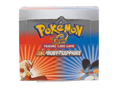 Pokemon EMPTY EX Ruby & Sapphire Booster Box (No packs, no cards)