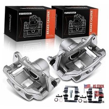 Front Disc Brake Caliper with Bracket Front Driver and Passenger Side