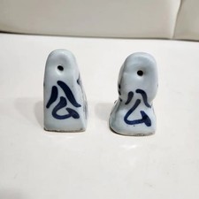 Porcelain Scale Weights 2 pcs Rare Collectible