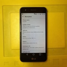 LG Rebel 2 LTE - 8 GB - Black TracFone L58VL Used