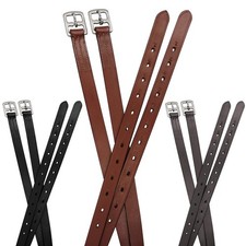 Soft Leather Stirrup Leathers with Stainless Steel Hardware, These 1" Wide Le...